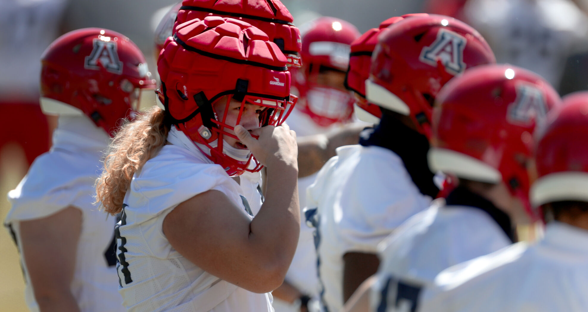 UA football day two